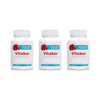 Vitakor Diet Pills 3 Bottles - New Formula - Metabolism Booster - Made in USA