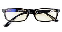 Computer Glasses Women Men-Anti Blue Rays Eyeglasses-Blue Light Filter Reading(Black) without Strength