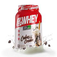PRO SUPPS PS Whey Pure Whey Protein, 24g Protein Per Serving, Informed Choice Trusted by Sport, 2 pounds, Easy Mixing Delicious Cookies & Cream Flavor