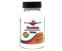 Strontium Bone Health Maintenance 340mg * 100 Caps 100% Natural - by EarhNaturalSupplements