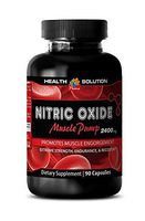 Muscle Workout Pills - NO2 - Nitric Oxide Muscle Pump 2400mg - Nitric Oxide Supplements for Sex - 1 Bottle 90 Capsules