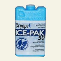 Cryopak Hard Shell Reusable Ice Pack, 3" x 5", Colors Vary (Pack of 4)
