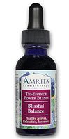 AMRITA Aromatherapy: Blissfull Balance Tri-Essence Power Blend; All Natural Herbal Extracts, Flower Essences & Essential Oils of Neroli, Lavender, Cistus & Roman Chamomile -Size: 30ML