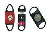 F.e.s.s.s FESS 3 Piece Gift Set Guillotine 80 Ring Guage and 62R V Cut Cigar Cutter (Red)