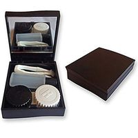 Dental Aesthetics UK Contact Lens Travel Kit Case Mirror Tweezers & Solution Storage Set for Lenses (Black)