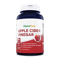 Apple Cider Vinegar 1000MG 200 Capsules (Non-GMO & Gluten Free) Tasteless - All Natural Detox, Digestion, Weight Management & Powerful Cleanser - Extra 1350mg Vitamin B-6 & Lecithin