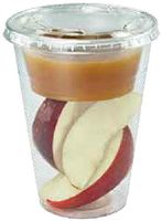 25 count 3-piece 10 oz Grab n' Go Parfait/Snack Cup, Includes Insert and Flat Lid with Signature Party Picks