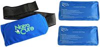 NatraCure Universal Cold Pack Ice Wrap – 2 Ice Packs w/ 1 Pouch - (5" x 10" Pouch with 24" Nylon Belt Strap & 2 Cold Packs)