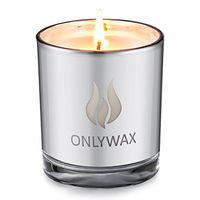 Onlywax Lavender Scented Candle 100% Soy Wax Silver Plating Glass Jar. Unique and Amazing Smelling Spa Candles.Perfect Votive Gift for Wedding, Party, SPA, Zen, Reiki. 8.5 oz.