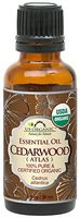 US Organic 100% Pure Cedarwood Essential Oil (Atlas) - USDA Certified Organic, Steam Distilled (More Size Variations Available) (30 ml / 1 fl oz)