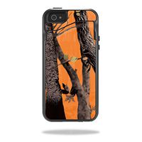 MightySkins Protective Vinyl Skin Decal Compatible with OtterBox Commuter Wallet iPhone 5/5S Case wrap Cover Sticker Skins Orange Camo