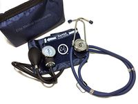 EMI Navy Sprague Rappaport Stethoscope and Deluxe Aneroid Sphygmomanometer Combination Set (#112 and #217)