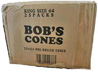 Bob's Cone Pre-Rolled Cone Bob Marley Cigarette Rolling Paper King Size 110 mm (25)