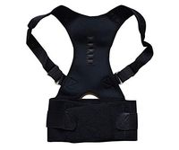 Magnetic Back Posture Corrector Belt for Straightener Brace Shoulder Belt Support Straight,China,Black,4XL