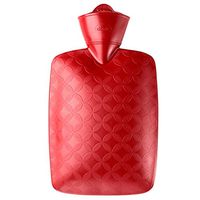 YUN Hot Water Bottle Water Injection Explosion-Proof Rubber Irrigation Hand Warmer Large Water Heating Water Bag (Color : Red)