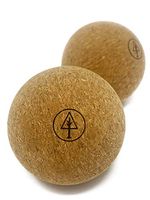 Rawlogy™ Cork Massage Ball Set (Combo 2.5"+1.9") for Muscle Pain & Tension Relief || Light, Compact, Convenient, Eco-Friendly