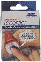 Emergency Recorder That Sounds, Flashes, and Plays Emergency Message. Great for Elders Or Anyone with A Serious Medical Condition.