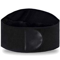 JDkilp Winter Abdomen Waist Support,Warmer Soft Cozy Premium Warm Stomach Wrap,Kidney Warmer Belt Adjustable Stomach Protector (Color : Black, Size : L)