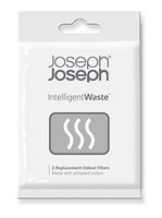 Joseph Joseph 30005 Intelligent Waste Replacement Carbon Odor Filters for Totem Titan Compost Bin, Pack of 2, Black