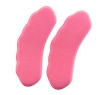 Heel Saver, Heel Grips, Anti Slip Cushion Pads, Liner Shoe Inserts Insoles, Back of Heel Protector Shoes Too Big, Next Generation Foam, German Quality by Tacco Star Heelz, 1 Pair (Pink)