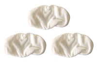 Surrgound Replacement Microfiber Mop Pads, All Purpose Bonnets Cleaning Cloth Fit for Oreck Steam Mop, 3pk