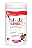 Dr. Gifford-jones Preferred Nutrition Medi-C Plus Vitamin C & L-lysine Formula Berry Flavour 600g