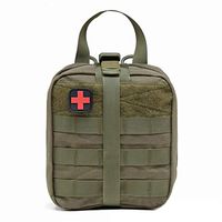 GPFDM Professional Tactical MOLLE First Aid Bag,Waterproof Premium Nylon First Aid Bag for Camping Hunting Hiking Wilderness Car Home Office Sports (Bag Only),C