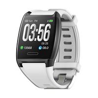Smart Watch Compatible with iOS Android Phone, IP67 Waterproof 1.3" Color Screen Fitness Tracker Sport Watch with Heart Rate Blood Pressure Monitor, Sleep Monitor, Pedometer, Multiple Alarms (White)