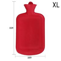 Niome Direct Hot Water Bag Four Size Rubber Water Bottle Bag Warm Relaxing XL