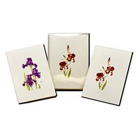 Earth Sky + Water - Iris Assortment Notecard Set - 8 Blank Cards with Envelopes (4 each of 2 styles)