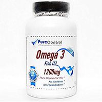 Omega 3 Fish Oil 1200mg (Emulsified Dry) // 100 Capsules // Pure // by PureControl Supplements