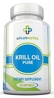 100% Pure Krill Oil Cold Vacuum Extracted Antarctic Omega 3 Krill Oil Providing a Powerful Dose of DHA and EPA Plus Super-nutrients by A Plus Nutra