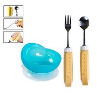 YxnGu Anti-Vibration Anti-Shake Spoon for Patients with Parkinson's Disease - self-Stable Tableware Kit for Elderly & Hand Tremor Patient
