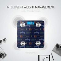 Bluetooth Weight Scale Kg Cartoon Cute Farm Transportation Truck Weighing Scales Body Fat Composition Monitor Analyzer with Smartphone App for Body Management-396 Lbs