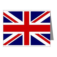 Note Cards (10 Pack) British English Flag HD