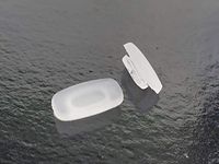 3 Pairs of Replacement 12 mm x 6mm Square Slip in Silicone Nose Pads for Sunglasses and Eyeglasses