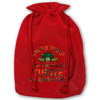 Camouflage Always Be Yourself Turtle Large Christmas Drawstring Bag Santa Present Bag Basket Gifts Sack