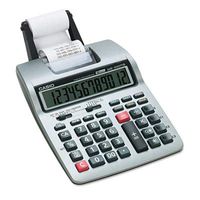 Casio Printing Calculator - 12 Character(s) - Power Adapter, Battery Powered