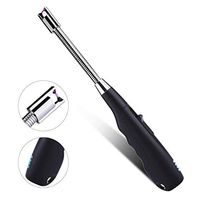 SHAREMORE Electric Candle Lighter USB Rechargeable Long Flameless Windproof Arc Lighter with LED Battery Display, 360° Smart Flexible Neck Perfect for Outdoor Camping Cooking Fireworks