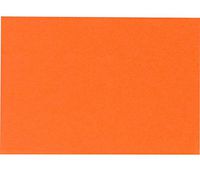 A9 Flat Card (5 1/2 x 8 1/2) - Mandarin Orange (250 Qty.)