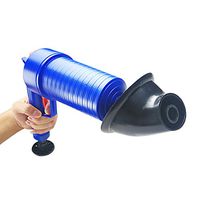 Air Pressure Drain Pump Pipe Dredge Tools, Air Power Drain Blaster, High Pressure Drain Opener for Toilet Bathroom