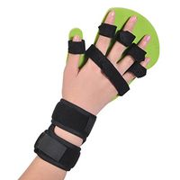 MQYH@ Index Finger Stroke Hemiplegia Rehabilitation Equipment Spasm Finger Rehabilitation Orthosis Fixed Fingerboard Adjustable Aluminum Stent PE Material , left