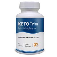 Keto Trim | Supports Blood Ketone Levels and The Transition to a Keto Diet, with goBHB® The Carb-Free Energy Source, 60 Capsules