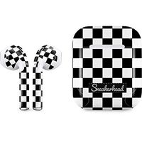 Skinit Decal Audio Skin for Apple AirPods with Lightning Charging Case - Officially Licensed Skinit Originally Designed Sneakerhead Checkered Design