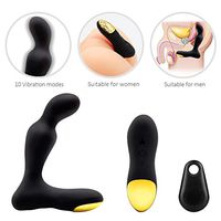 Rechargeable Vibrating Stimulator Plug 9 Stimulation Patterns, Male Postate Massager for Man Wireless Remote Control