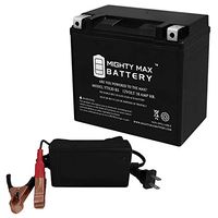 Mighty Max Battery YTX20-BS Replaces Harley 1340 FXST, Series 84-90 + 12V 4Amp Charger Brand Product