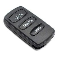 3 Buttons Remote Car Key Shell Case Key Fob Cover for Mitsubishi Lancer Outlander Endeavor Eclipse Galant Diamante Montero Montero Sport