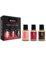 DONA Let Me Kiss You Massage Gift Set - Flavored Massage Oil Trio 3 x 30ml by DONA