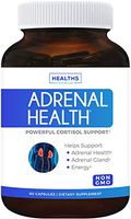 Adrenal Support & Cortisol Manager (Non-GMO) Powerful Adrenal Health with L-Tyrosine & Ashwagandha - Maintain Balanced Cortisol Levels & Stress Relief - Fatigue Supplement - 60 Capsules