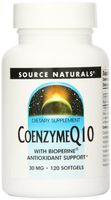 Source Naturals Coenzyme Q10 with Bioperine, 30mg, 120 Softgels